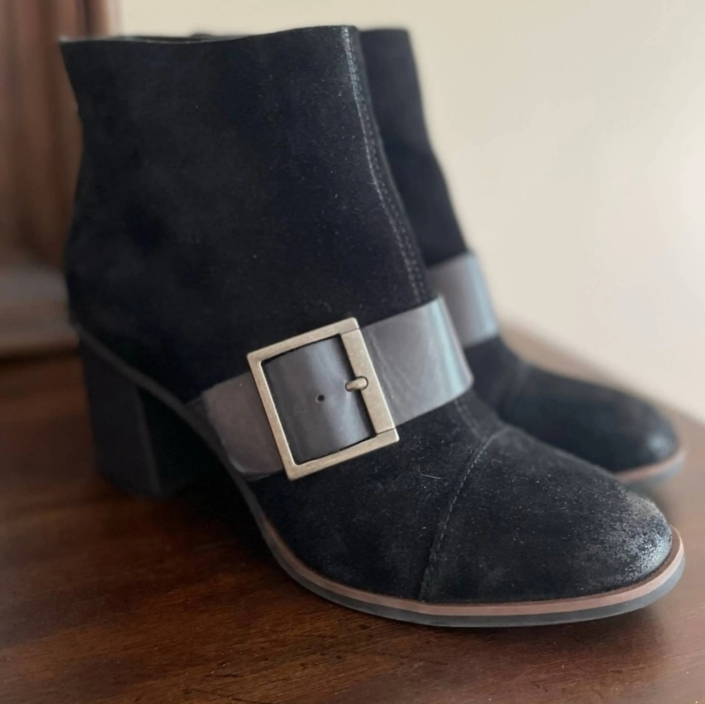 Kork-ease Leather Cap Toe Boots Size 9.5M